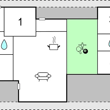 Holiday home In With Kitchen *